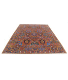 Humna 8'1'' X 10'2'' Hand-Knotted Wool Rug 8'1'' x 10'2'' (243 X 305) / Brown / Blue