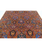 Humna 8'1'' X 10'2'' Hand-Knotted Wool Rug 8'1'' x 10'2'' (243 X 305) / Brown / Blue