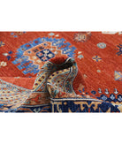 Humna 10'0'' X 13'5'' Hand-Knotted Wool Rug 10'0'' x 13'5'' (300 X 403) / Red / Blue