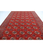 Humna 9'10'' X 14'3'' Hand-Knotted Wool Rug 9'10'' x 14'3'' (295 X 428) / Red / Blue