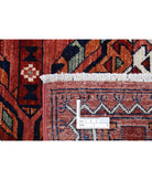 Humna 10'1'' X 13'8'' Hand-Knotted Wool Rug 10'1'' x 13'8'' (303 X 410) / Red / Blue