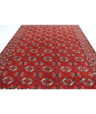 Humna 8'11'' X 11'7'' Hand-Knotted Wool Rug 8'11'' x 11'7'' (268 X 348) / Red / Blue