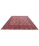 Humna 8'11'' X 11'7'' Hand-Knotted Wool Rug 8'11'' x 11'7'' (268 X 348) / Red / Blue