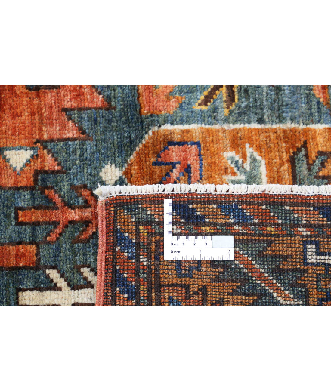 Humna 8'5'' X 9'10'' Hand-Knotted Wool Rug 8'5'' x 9'10'' (253 X 295) / Gold / Red