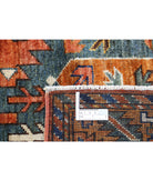 Humna 8'5'' X 9'10'' Hand-Knotted Wool Rug 8'5'' x 9'10'' (253 X 295) / Gold / Red