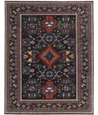 Humna 8'3'' X 10'9'' Hand-Knotted Wool Rug 8'3'' x 10'9'' (248 X 323) / Brown / Blue