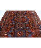 Humna 8'1'' X 9'9'' Hand-Knotted Wool Rug 8'1'' x 9'9'' (243 X 293) / Brown / Rust