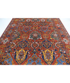 Humna 8'6'' X 10'10'' Hand-Knotted Wool Rug 8'6'' x 10'10'' (255 X 325) / Rust / Gold