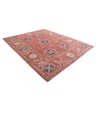 Humna 8'4'' X 10'2'' Hand-Knotted Wool Rug 8'4'' x 10'2'' (250 X 305) / Red / Blue