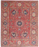 Humna 8'4'' X 10'2'' Hand-Knotted Wool Rug 8'4'' x 10'2'' (250 X 305) / Red / Blue