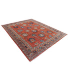 Humna 7'11'' X 9'8'' Hand-Knotted Wool Rug 7'11'' x 9'8'' (238 X 290) / Rust / Gold