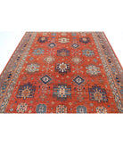 Humna 7'11'' X 9'8'' Hand-Knotted Wool Rug 7'11'' x 9'8'' (238 X 290) / Rust / Gold