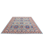 Humna 7'10'' X 9'11'' Hand-Knotted Wool Rug 7'10'' x 9'11'' (235 X 298) / Blue / Gold