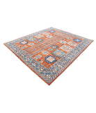 Humna 7'10'' X 9'6'' Hand-Knotted Wool Rug 7'10'' x 9'6'' (235 X 285) / Rust / N/A