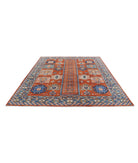 Humna 7'10'' X 9'6'' Hand-Knotted Wool Rug 7'10'' x 9'6'' (235 X 285) / Rust / N/A