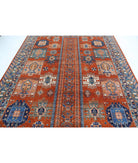 Humna 7'10'' X 9'6'' Hand-Knotted Wool Rug 7'10'' x 9'6'' (235 X 285) / Rust / N/A