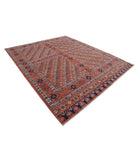 Humna 8'3'' X 9'10'' Hand-Knotted Wool Rug 8'3'' x 9'10'' (248 X 295) / Rust / Ivory