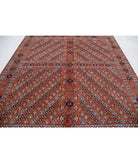 Humna 8'3'' X 9'10'' Hand-Knotted Wool Rug 8'3'' x 9'10'' (248 X 295) / Rust / Ivory