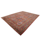 Humna 10'4'' X 13'6'' Hand-Knotted Wool Rug 10'4'' x 13'6'' (310 X 405) / Rust / N/A