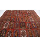 Humna 10'4'' X 13'6'' Hand-Knotted Wool Rug 10'4'' x 13'6'' (310 X 405) / Rust / N/A