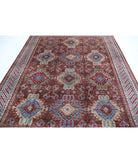 Humna 8'0'' X 9'8'' Hand-Knotted Wool Rug 8'0'' x 9'8'' (240 X 290) / Brown / Ivory