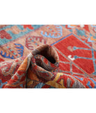 Humna 9'1'' X 10'10'' Hand-Knotted Wool Rug 9'1'' x 10'10'' (273 X 325) / Rust / Blue