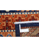 Humna 5'9'' X 8'7'' Hand-Knotted Wool Rug 5'9'' x 8'7'' (173 X 258) / Blue / Red