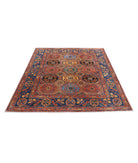Humna 5'9'' X 7'2'' Hand-Knotted Wool Rug 5'9'' x 7'2'' (173 X 215) / Brown / Blue