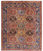 Humna 5'9'' X 7'2'' Hand-Knotted Wool Rug 5'9'' x 7'2'' (173 X 215) / Brown / Blue