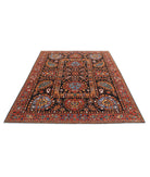 Humna 6'0'' X 7'10'' Hand-Knotted Wool Rug 6'0'' x 7'10'' (180 X 235) / Brown / Rust