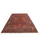 Humna 6'8'' X 10'4'' Hand-Knotted Wool Rug 6'8'' x 10'4'' (200 X 310) / Rust / Gold