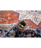 Humna 8'11'' X 11'8'' Hand-Knotted Wool Rug 8'11'' x 11'8'' (268 X 350) / Rust / Blue