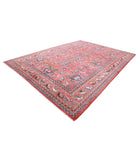 Humna 10'3'' X 14'0'' Hand-Knotted Wool Rug 10'3'' x 14'0'' (308 X 420) / Red / Taupe