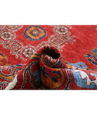 Humna 9'2'' X 11'9'' Hand-Knotted Wool Rug 9'2'' x 11'9'' (275 X 353) / Red / Blue