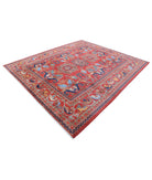 Humna 8'4'' X 9'8'' Hand-Knotted Wool Rug 8'4'' x 9'8'' (250 X 290) / Red / Blue