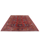 Humna 8'4'' X 9'8'' Hand-Knotted Wool Rug 8'4'' x 9'8'' (250 X 290) / Red / Blue