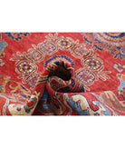 Humna 8'4'' X 9'8'' Hand-Knotted Wool Rug 8'4'' x 9'8'' (250 X 290) / Red / Blue