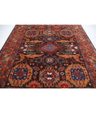 Humna 8'5'' X 10'6'' Hand-Knotted Wool Rug 8'5'' x 10'6'' (253 X 315) / Brown / Gold