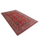 Humna 5'10'' X 9'1'' Hand-Knotted Wool Rug 5'10'' x 9'1'' (175 X 273) / Red / Gold