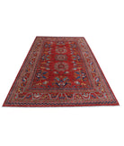 Humna 5'10'' X 9'1'' Hand-Knotted Wool Rug 5'10'' x 9'1'' (175 X 273) / Red / Gold