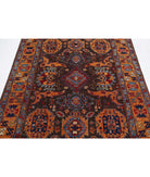 Humna 5'0'' X 6'10'' Hand-Knotted Wool Rug 5'0'' x 6'10'' (150 X 205) / Brown / Gold