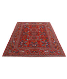 Humna 5'2'' X 6'11'' Hand-Knotted Wool Rug 5'2'' x 6'11'' (155 X 208) / Red / Gold