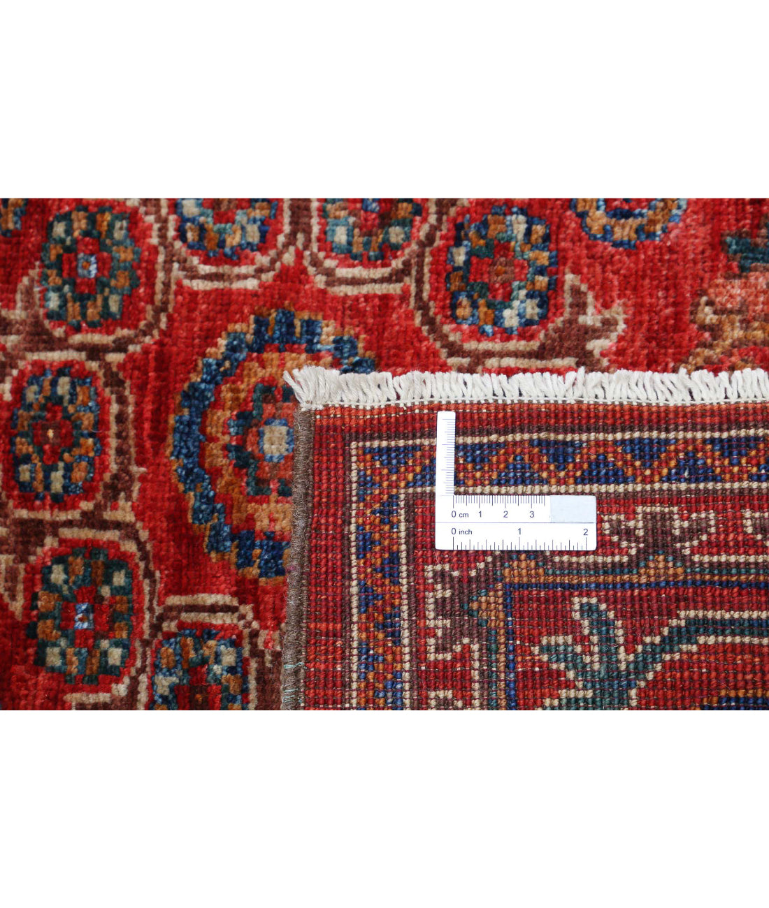 Humna 4'0'' X 6'1'' Hand-Knotted Wool Rug 4'0'' x 6'1'' (120 X 183) / Red / N/A