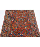 Humna 2'11'' X 4'6'' Hand-Knotted Wool Rug 2'11'' x 4'6'' (88 X 135) / Rust / Blue