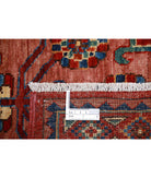 Humna 2'10'' X 5'10'' Hand-Knotted Wool Rug 2'10'' x 5'10'' (85 X 175) / Red / Blue