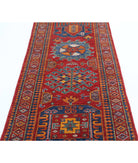 Humna 2'8'' X 7'10'' Hand-Knotted Wool Rug 2'8'' x 7'10'' (80 X 235) / Red / Gold