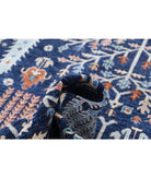 Bakshaish 6'2'' X 14'8'' Hand-Knotted Wool Rug 6'2'' x 14'8'' (185 X 440) / Blue / Ivory