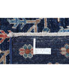 Bakshaish 6'2'' X 14'8'' Hand-Knotted Wool Rug 6'2'' x 14'8'' (185 X 440) / Blue / Ivory