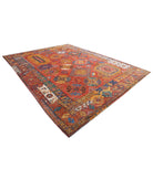 Humna 10'7'' X 13'11'' Hand-Knotted Wool Rug 10'7'' x 13'11'' (318 X 418) / Rust / Gold