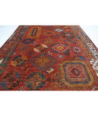 Humna 10'7'' X 13'11'' Hand-Knotted Wool Rug 10'7'' x 13'11'' (318 X 418) / Rust / Gold